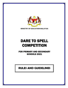 DARE TO SPELL COMPETITION FOR PRIMARY AND SECONDARY SCHOOLS 20212 (1)