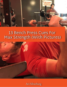 13 Bench Press Cues For Max Strength