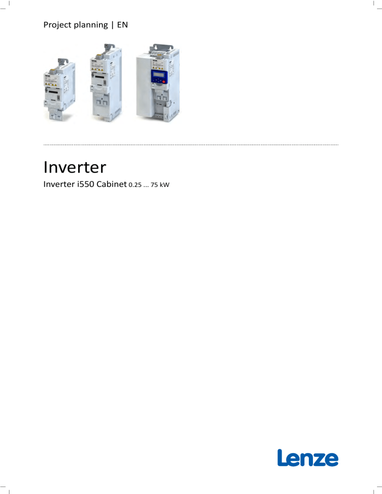 Lenze i550 Installation Manual