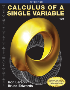ngsp calculus singlevariable