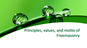 Principles Freemasonry