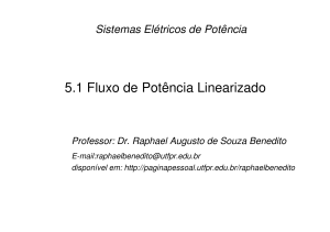 SEP 1 - Cap 4. 1 Fluxo Potencia Linear