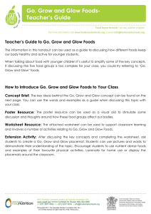 FSS FS33a-Go-grow-and-Glow-Foods-Teachers-guide