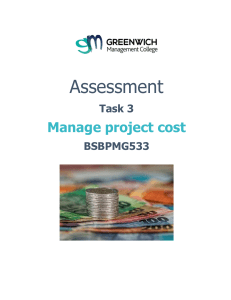 BSBPMG533 - Assessment Task 3 (1)