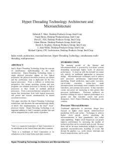 hyper-threading