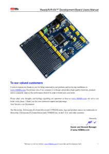 ReadyAVR-64 User Manual