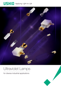 UV-Lamps-for-Diverse-Industrial-Applications Ushio-Europe 2021 EN