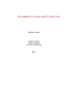 template - feasibility study 1
