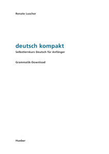 Renate Luscher deutsch kompakt Selbstler