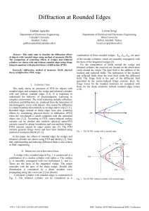 Diffraction at Rounded Edges