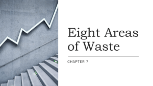 Eight Areas of Waste