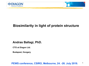Biosimilarity in light of protein structure