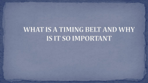 what is a timing belt and why is it so important