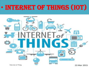 INTERNET OF THINGS (IoT)