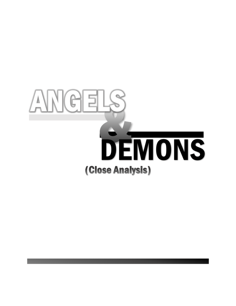 book review angels and demons