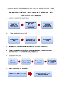 Enclosure No. 13 - Election Flow Chart