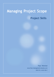 Managing Project Scope
