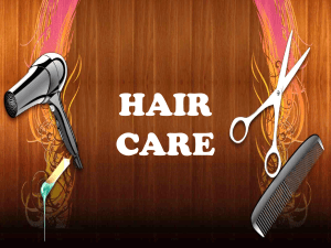 Hair Care [Vocabulary]