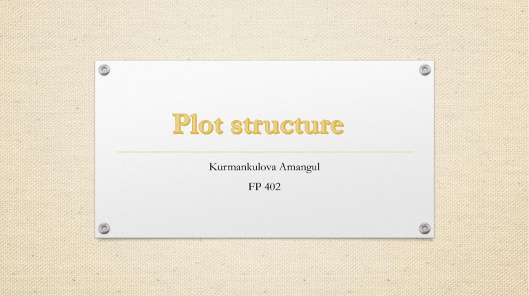 Plot Structure