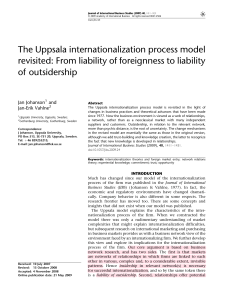 Uppsala internationalization process