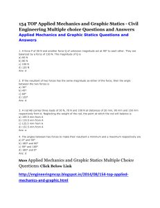 238705113-Applied-Mechanics-and-Graphic-Statics-Multiple-Choice-Questions