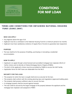 NHF conditions