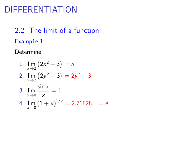 Differentiation Tips And Examples