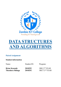 DATA STRUCTURES ASSIGNMENT(Function and Non-functional requirements)-1