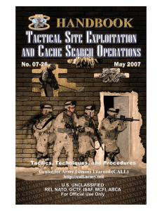 Tactical Site Exploitation Handbook