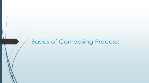 Basics of Composing Process- Technical English