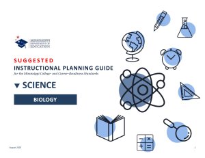 science instructional planning guide biology january 2021