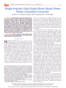 SIDO Buck-Boost PFC Converter: Single-Inductor Dual-Output Design