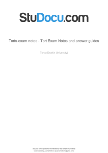 torts-exam-notes-tort-exam-notes-and-answer-guides