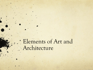 Elements of Art and Architecture 1