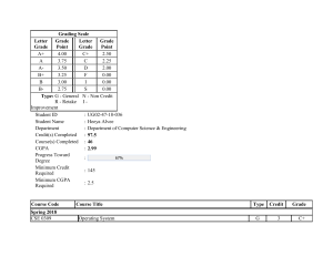 Heeya Alvee Transcript: Computer Science & Engineering