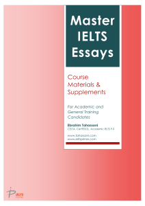 Master IELTS Essays