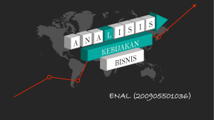 Analisis Kebijakan Bisnis: Strategi & Lingkungan Perusahaan