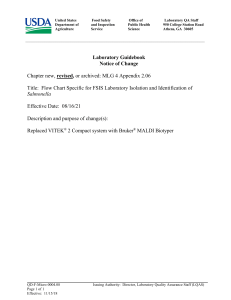 Salmonella Isolation: FSIS Lab Protocol Update