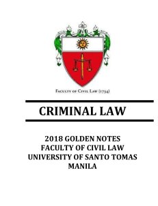 Criminal-Law UST