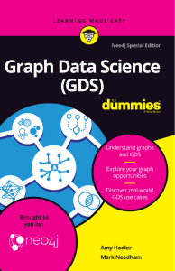 Graph Data Science For Dummies Book