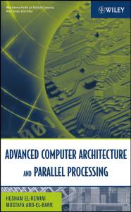 advanced computer architecture and parallel processing