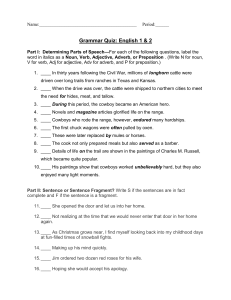 English Grammar Quiz: Parts of Speech & Sentence Structure