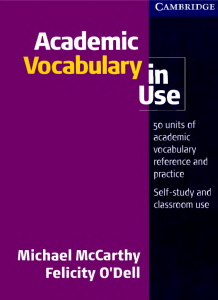 Academic Vocabulary in Use with Answers   ( PDFDrive )