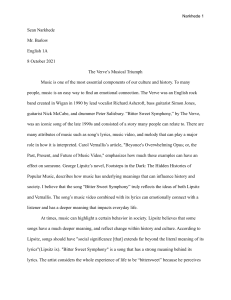 Music essay