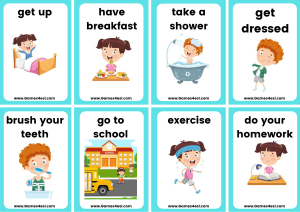 Daily-Routine-Student-Cards