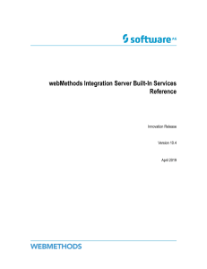 10-4 Integration Server Built In Services Reference