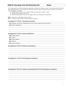 Worksheet Handbook - Static and Current Electricity