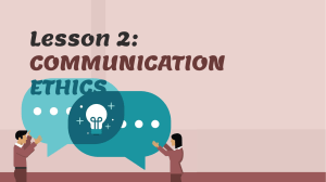 LESSON 2 COMMUNICATION ETHICS3-1(3)