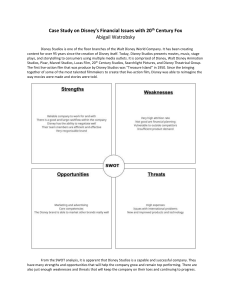 Case Study on Disney