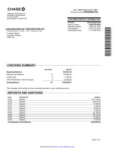 bank statement template 20